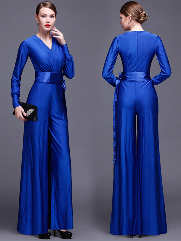Combinaison bleu roi mariage clearance