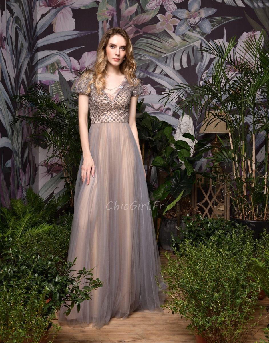 Belle robe soirée longue 2025
