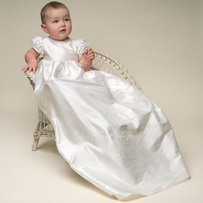 Robe De Bapteme B b Fille en Dentelle deux pi ces