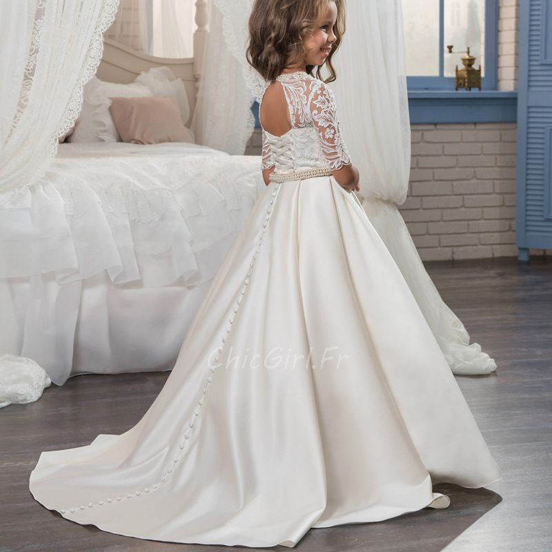 Robe ceremonie ivoire fille online
