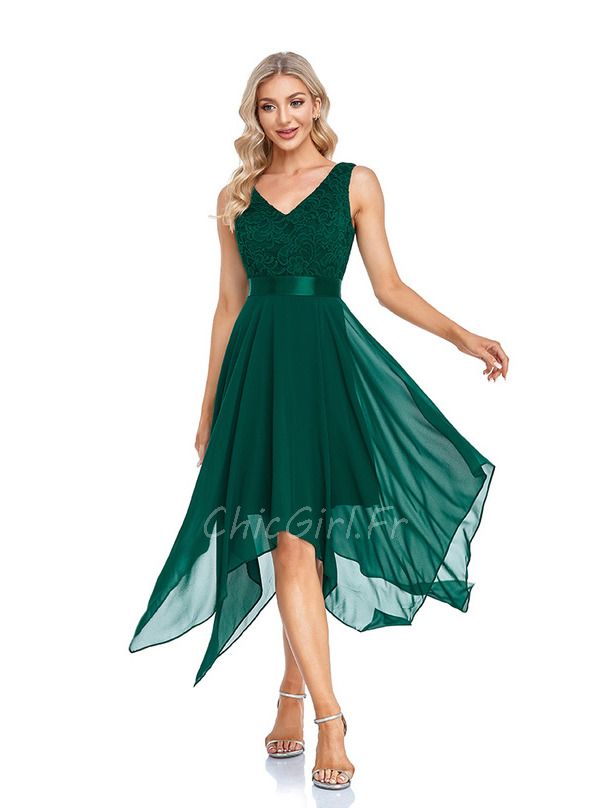 Robe de cocktail vert emeraude new arrivals