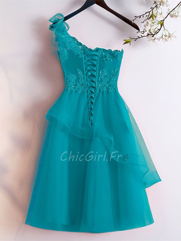 Robe turquoise courte online