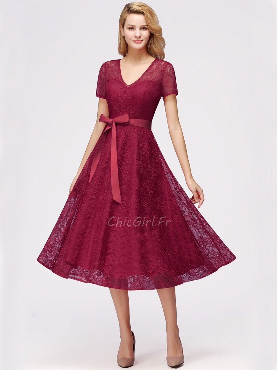 Robe cocktail 2025 fluide mi longue