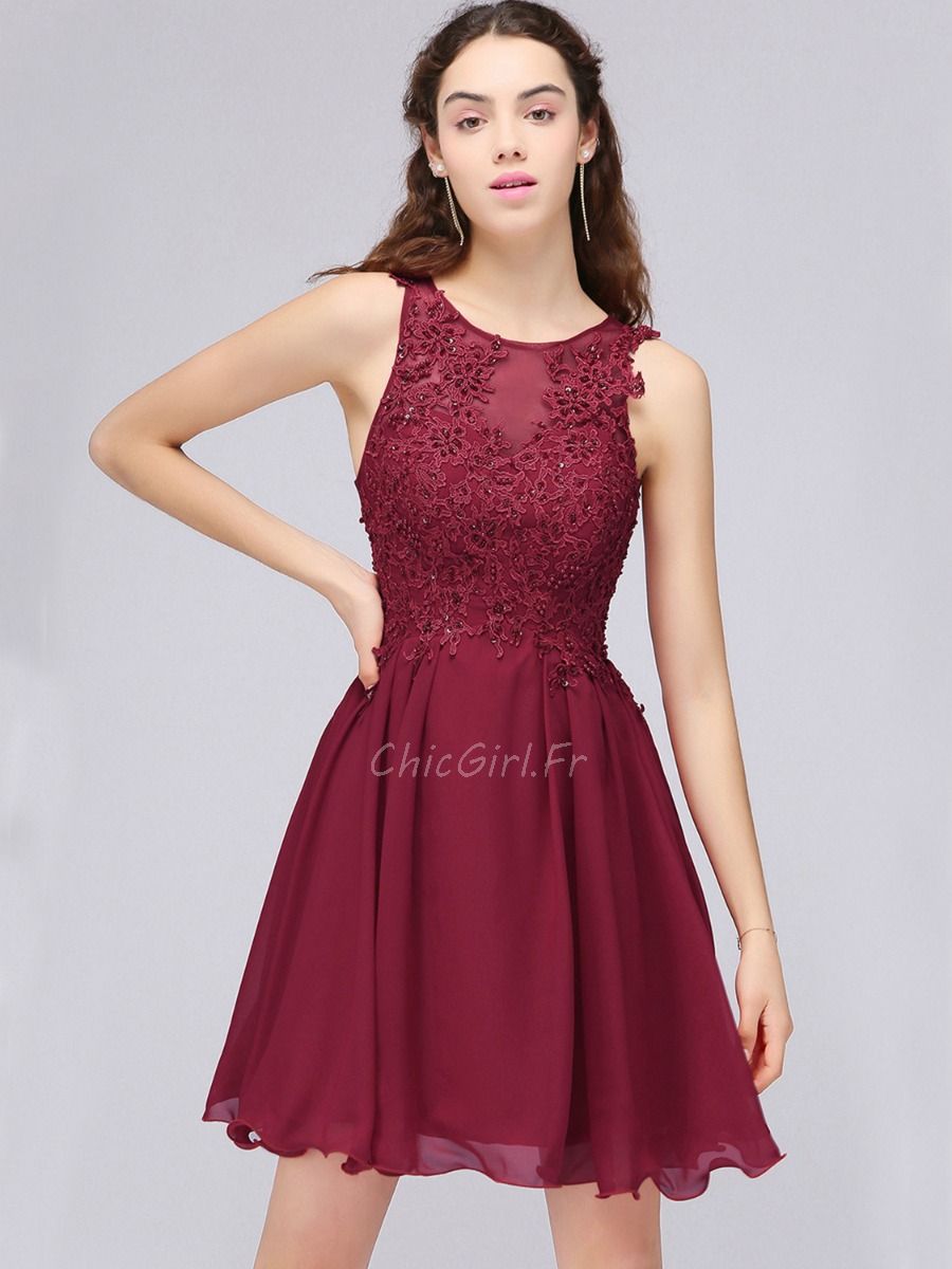 Robe de cocktail hotsell bordeaux
