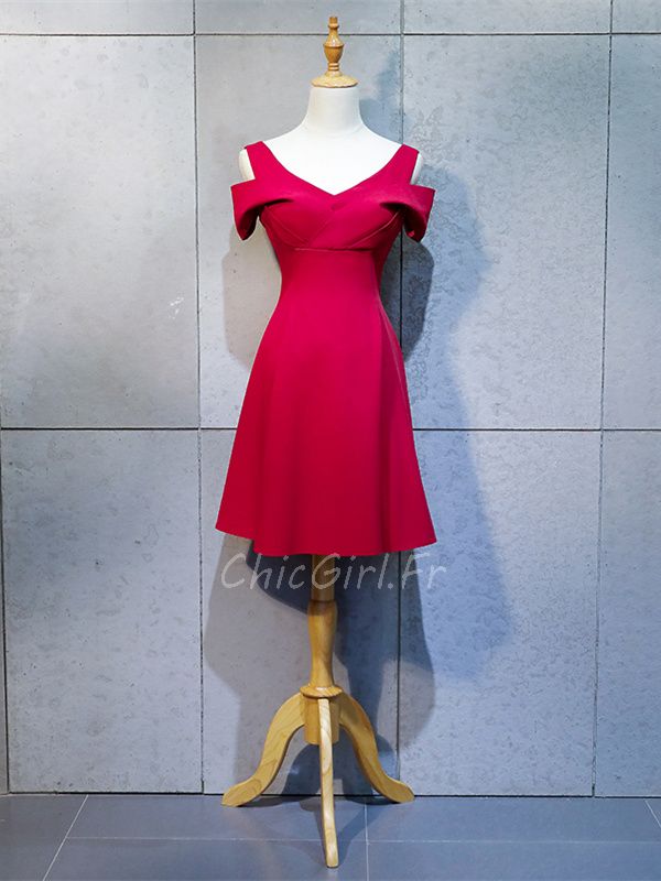 Robe De Soirée Vince Camuto Rouge - Taille S/36 - Occasion Très Bon État