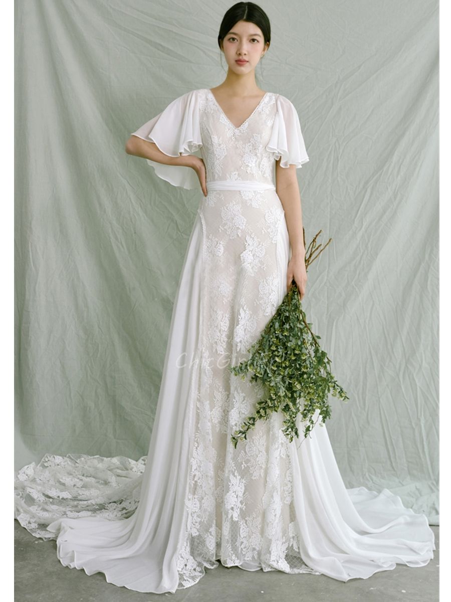 Robe mariée papillon deals