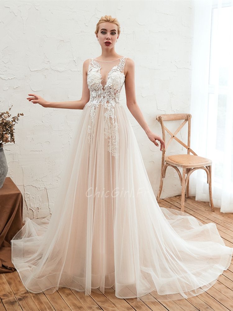 Robe champetre deals mariage