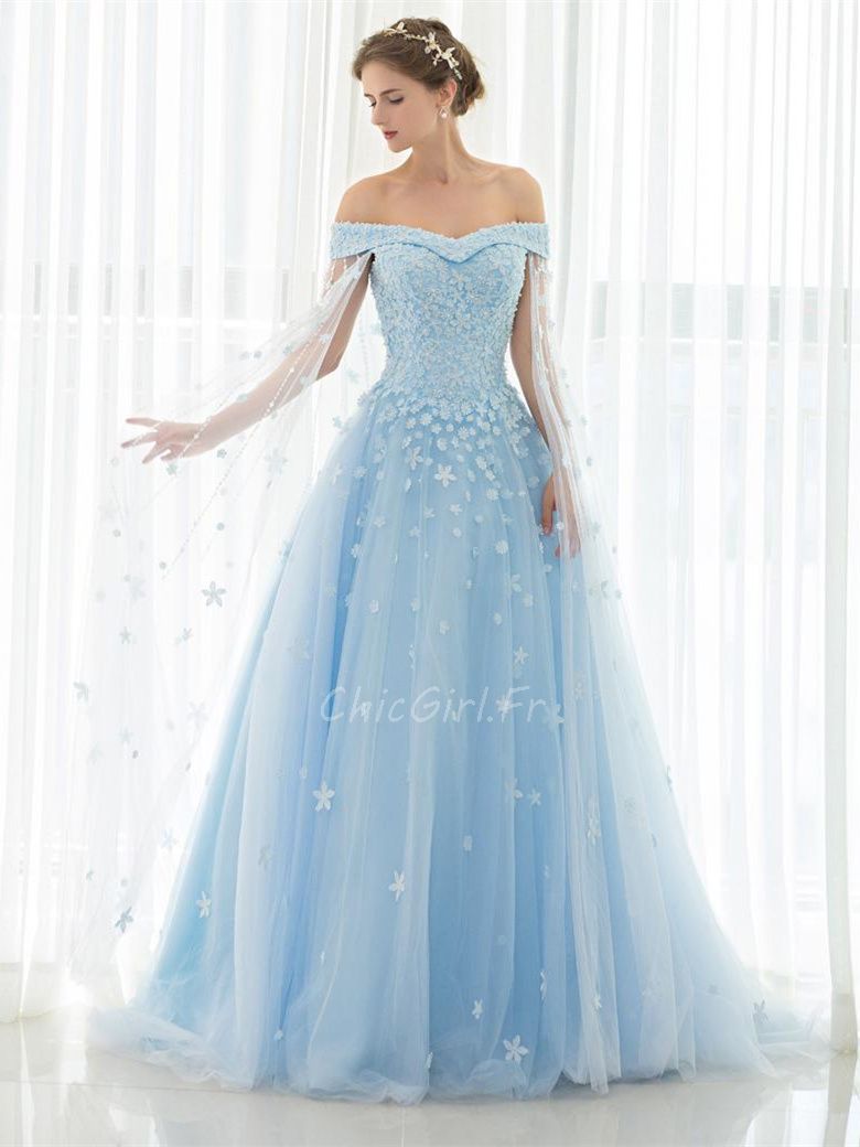 Robe mariée bleu sales