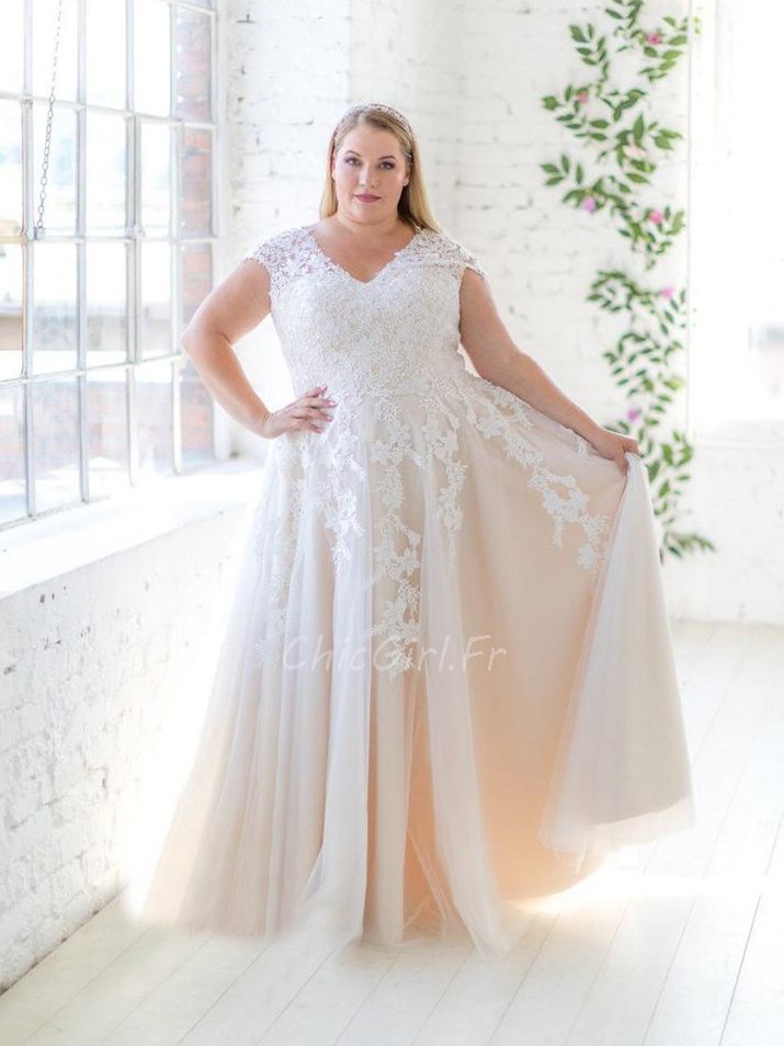 Robes de mariée femme ronde cheap