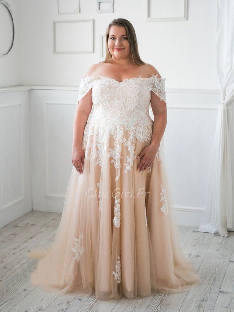 Robe beige grande taille on sale