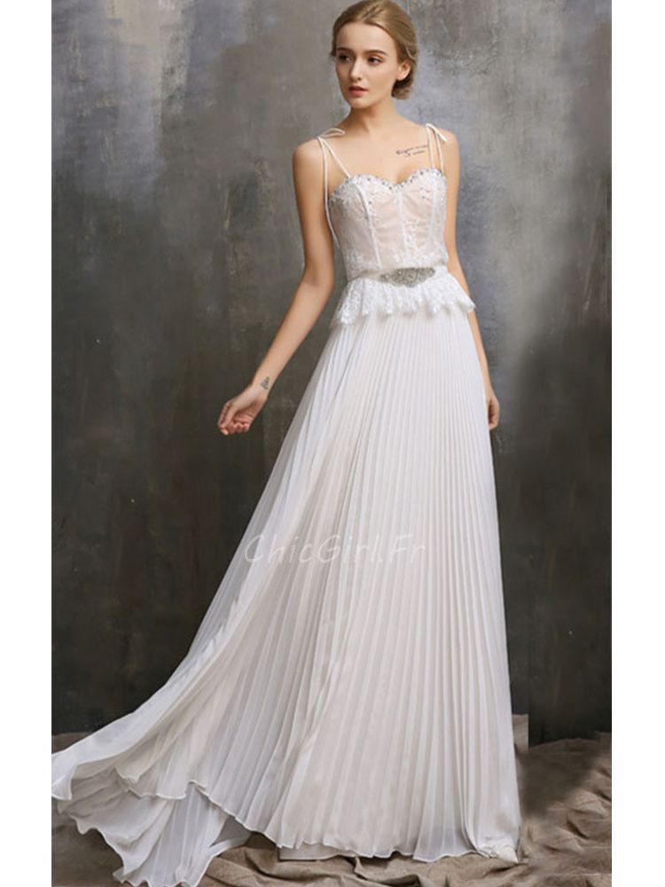 Robe peplum mariage on sale