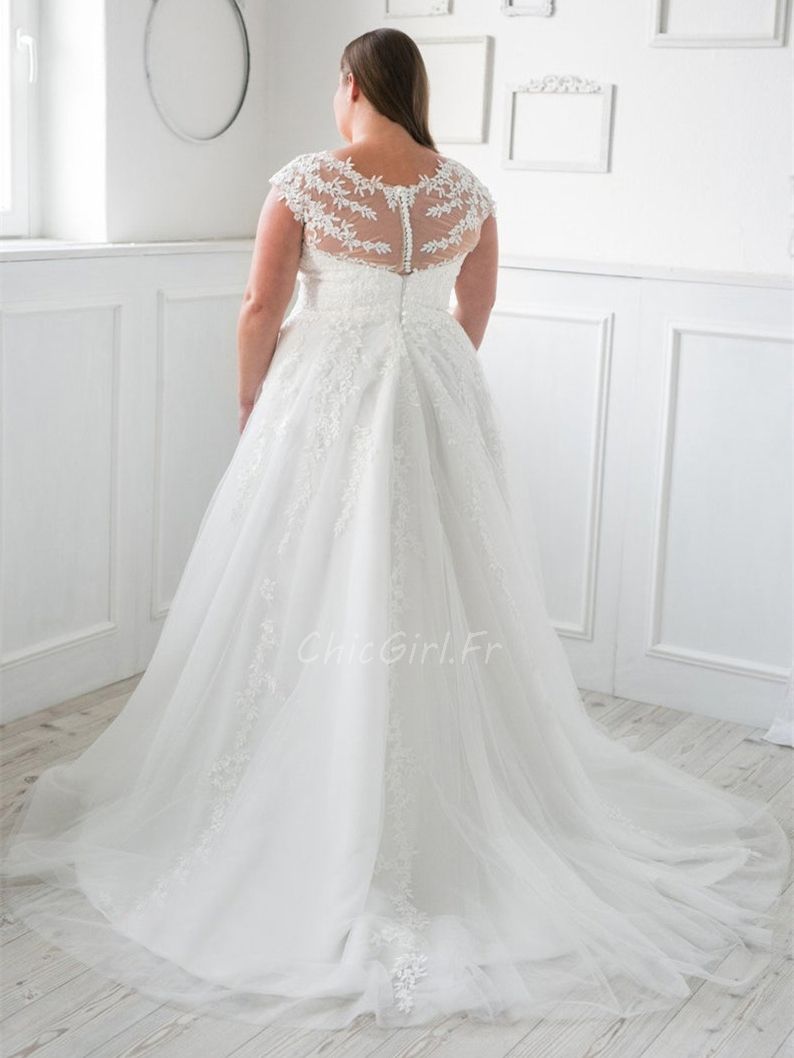 Robe de mariée empire grande taille outlet