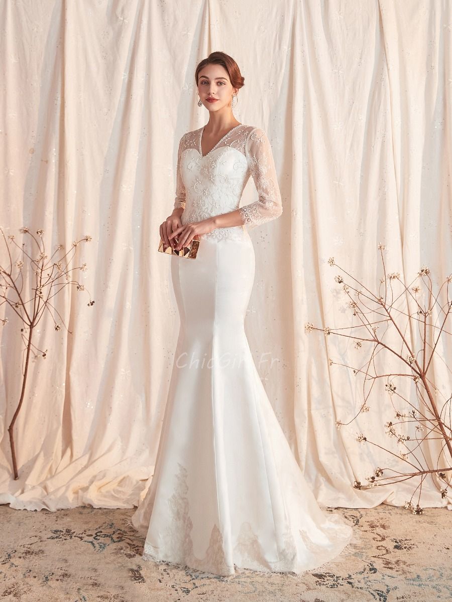 Robe de mariée sirène chic deals