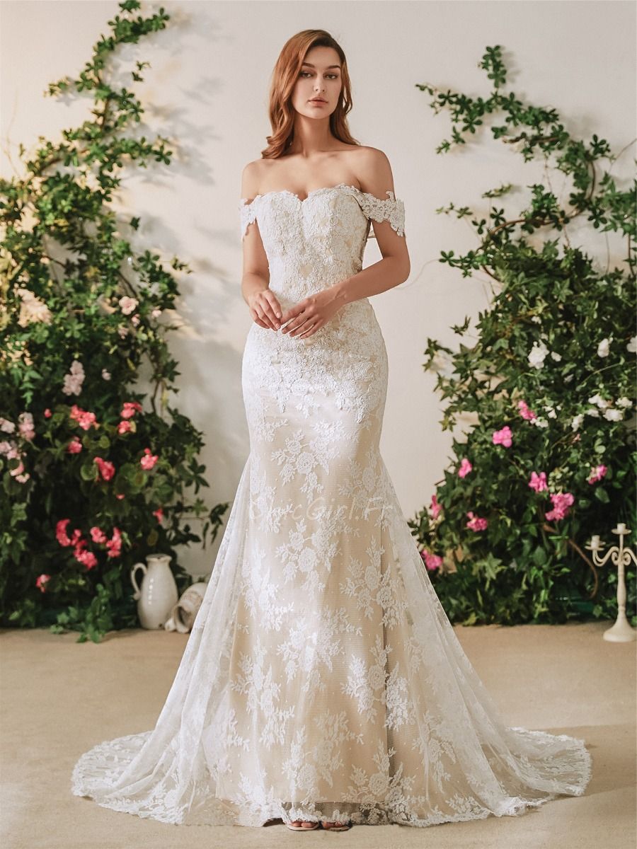 Combinaison de mariée avec traine outlet