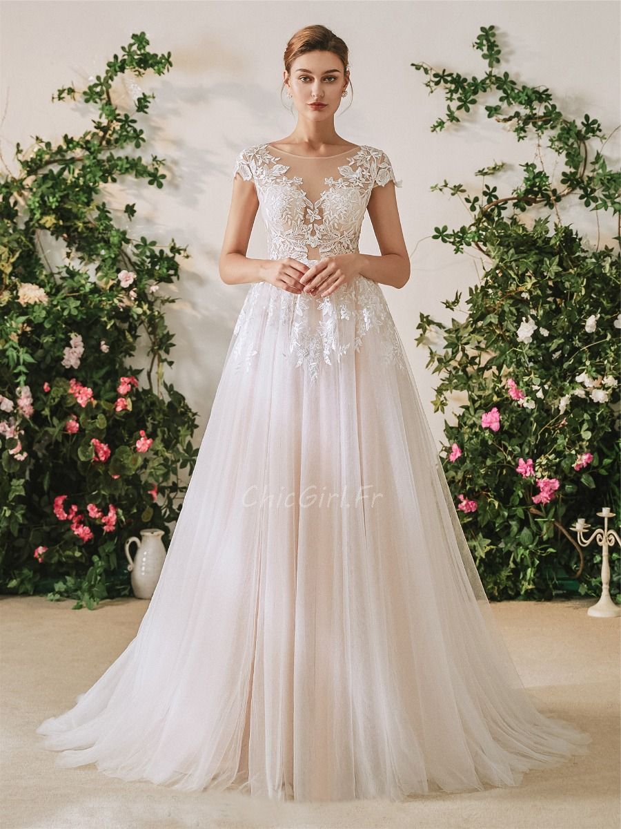 Robe mariee trapeze online