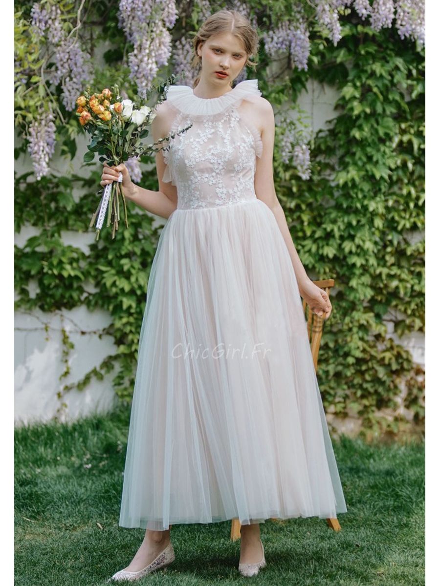 Robe de mariée longueur cheville hotsell