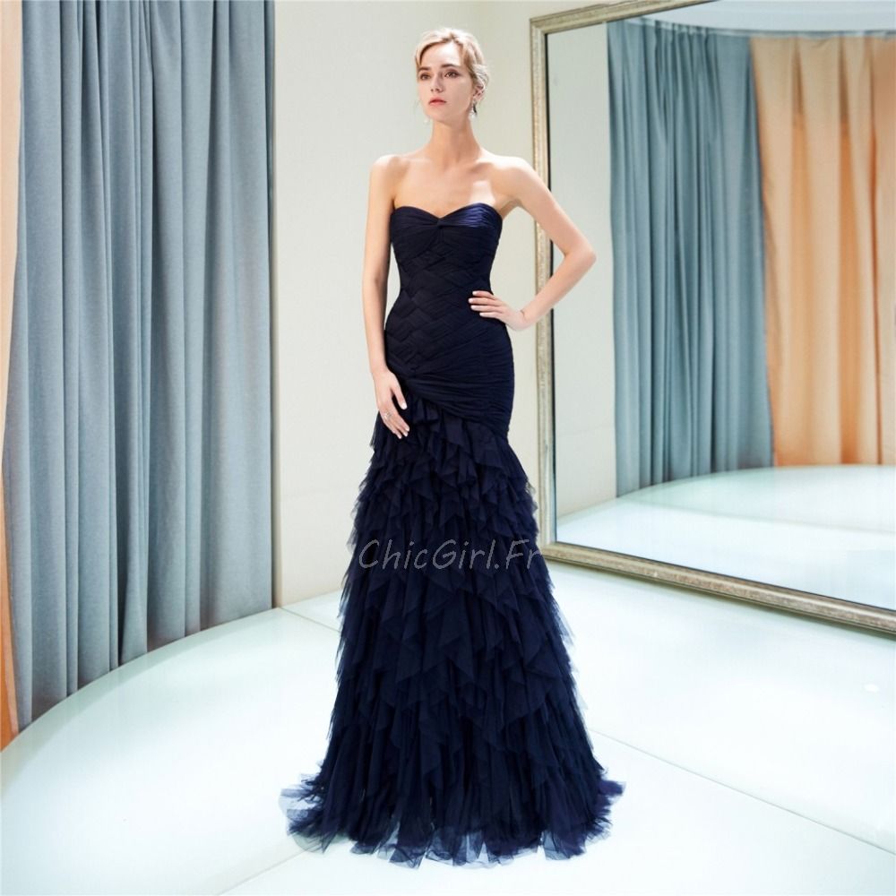 Robe à volant on sale bustier
