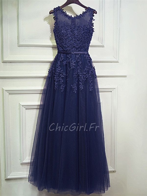 Robe bleu marine best sale cérémonie
