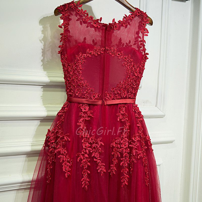 Robe de soiree tulle et dentelle cheap