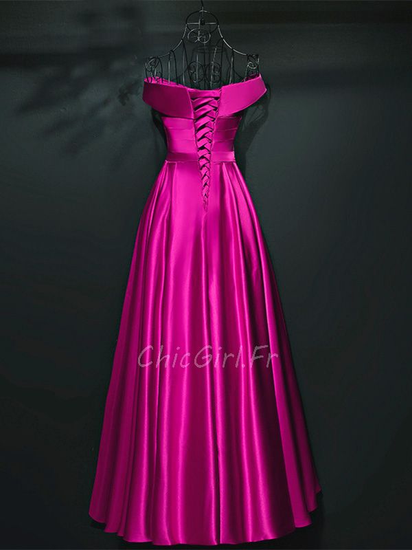 Robe ceremonie fushia femme cheap