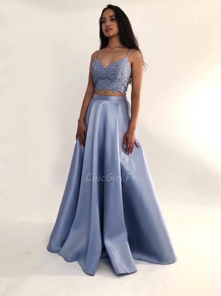 Robe deux cheap pieces dentelle