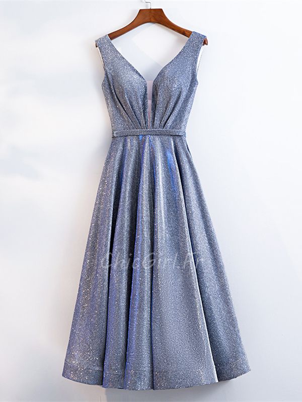 HOT Robe De Cocktail Grise Soirée Longue Robe De Cocktail