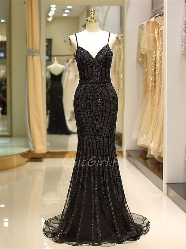 Robe online noire luxe