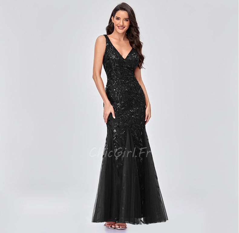 Robe brillante noire store