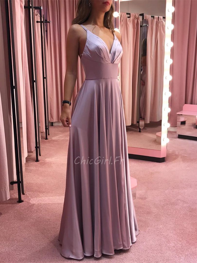Robe de soiree longue vieux rose cheap