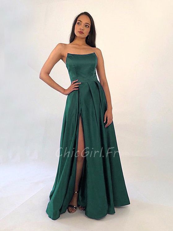 Robe en soie hotsell verte