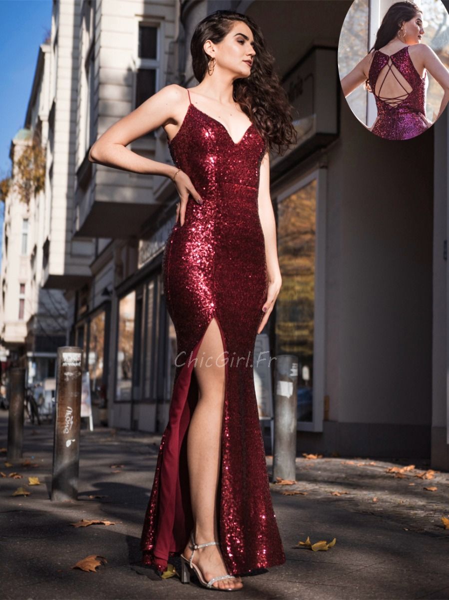 Robe avec paillette sales