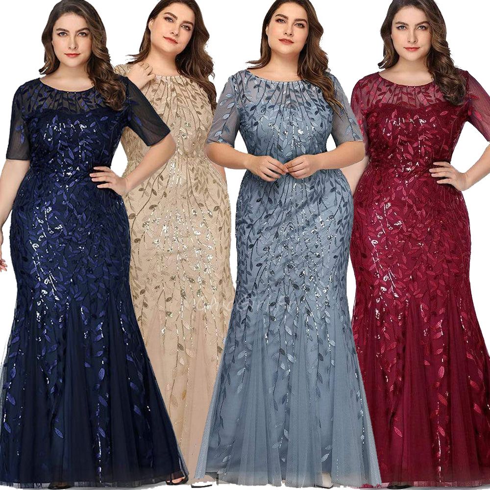 Robe de sales soirée taille plus