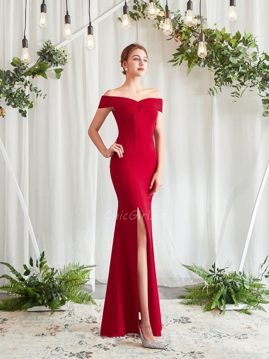 Robe sirene avec fente 2025