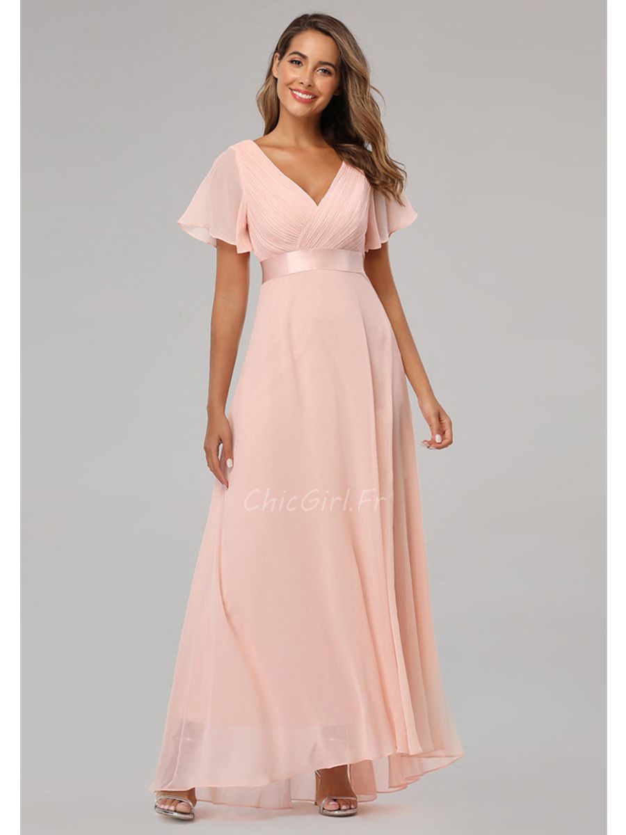 Robe manches papillon outlet