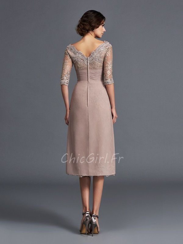 Robe taupe soirée on sale
