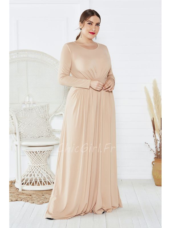Maxi robe sales manche longue
