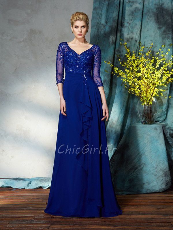 Robe bleu roi pour mariage outlet
