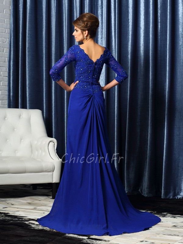 Robe bleu roi pas cher sale