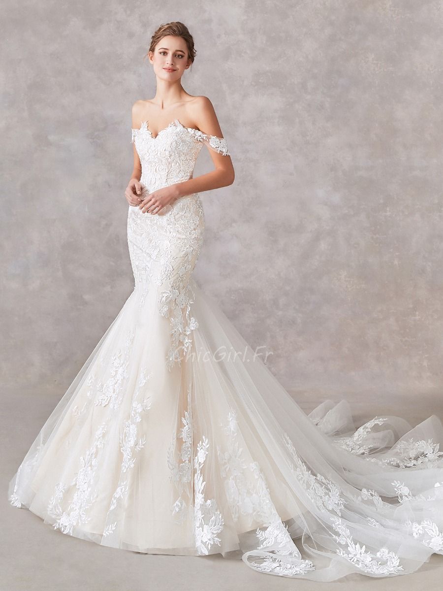 Robe mariée moulante online