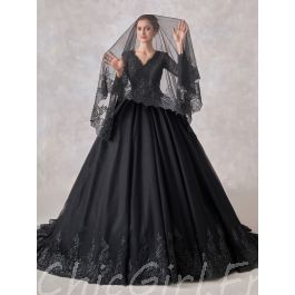 Robe de mariée gothique romantique on sale