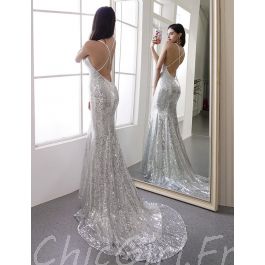 Robe de soirée brillante outlet