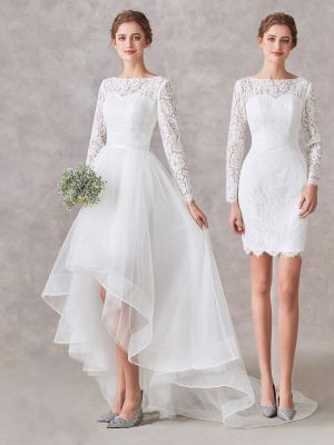 Robe mariée courte pas cher sale