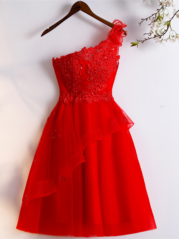 Robe rouge soirée courte online