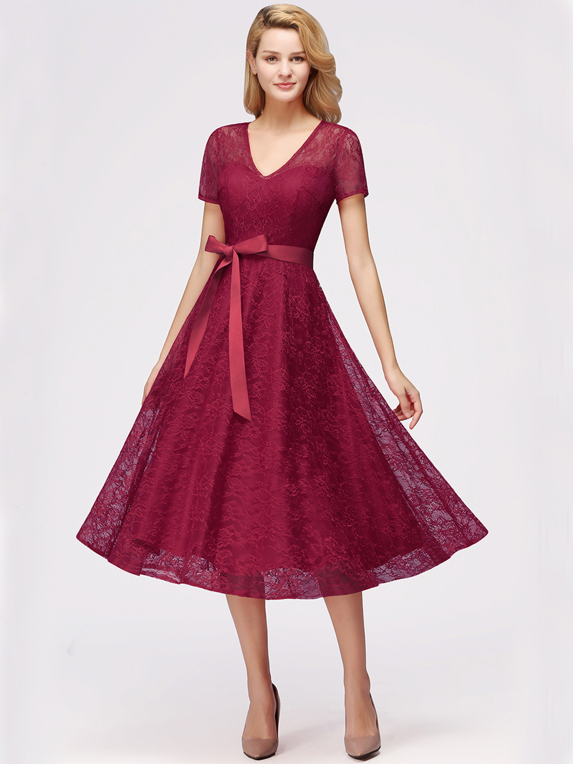 Robe de soiree mi longue fluide outlet