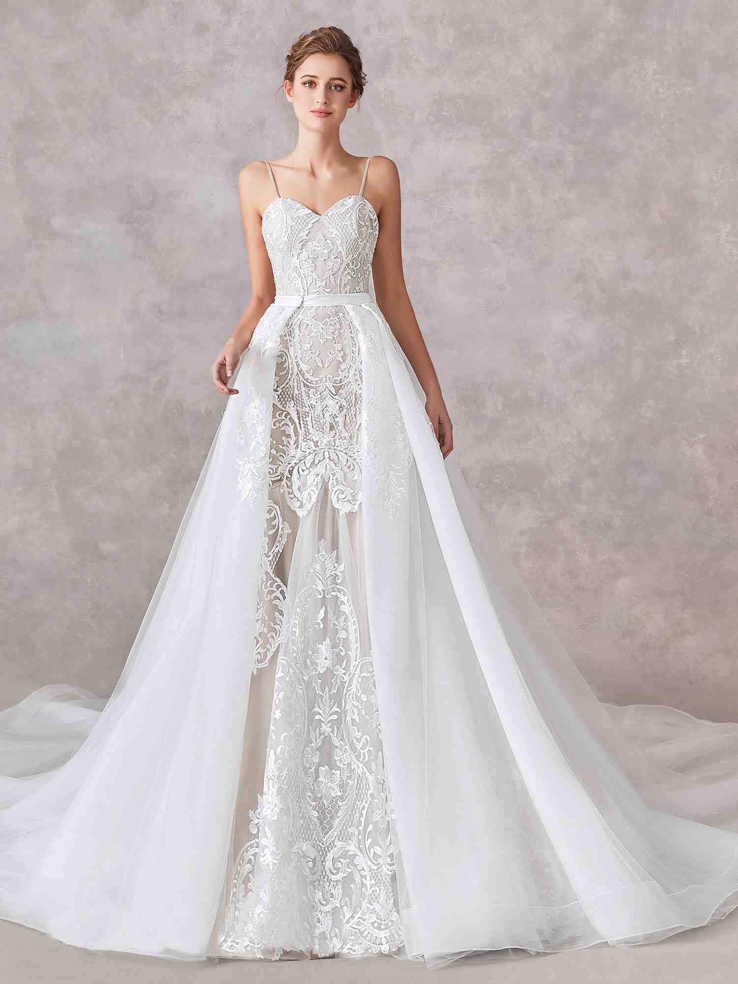 Robe mariée jupe 2025 amovible