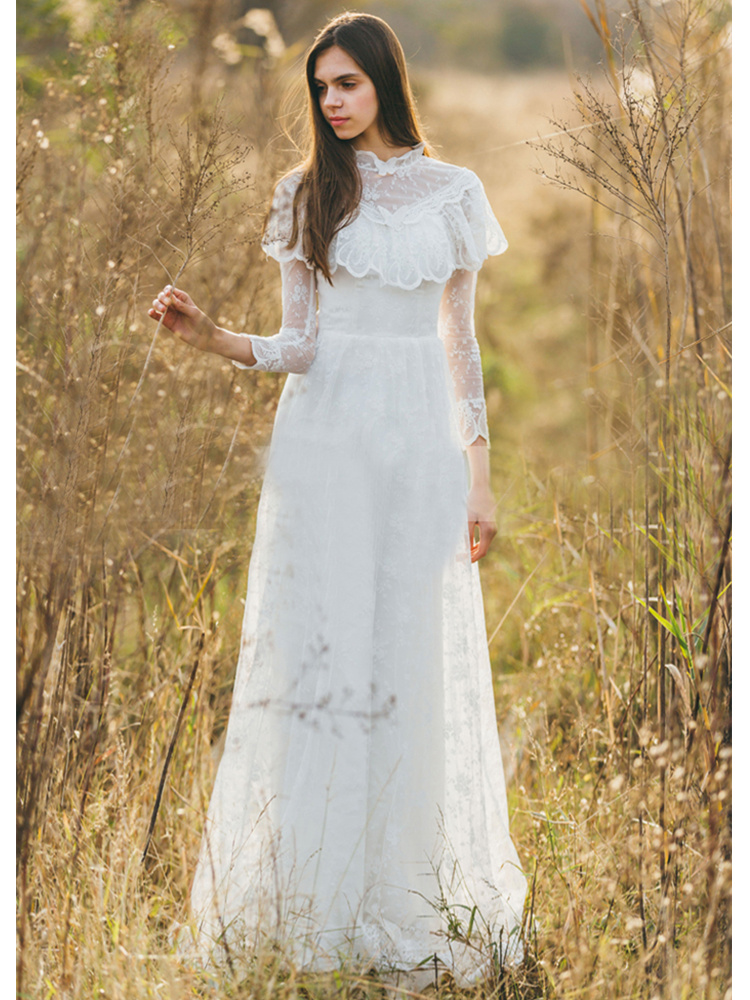 Robe blanche col 2025 montant
