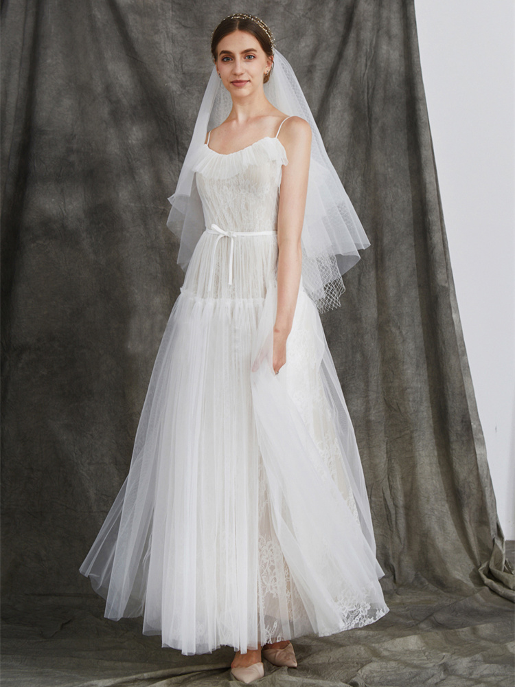 Robe de mariée cheville discount