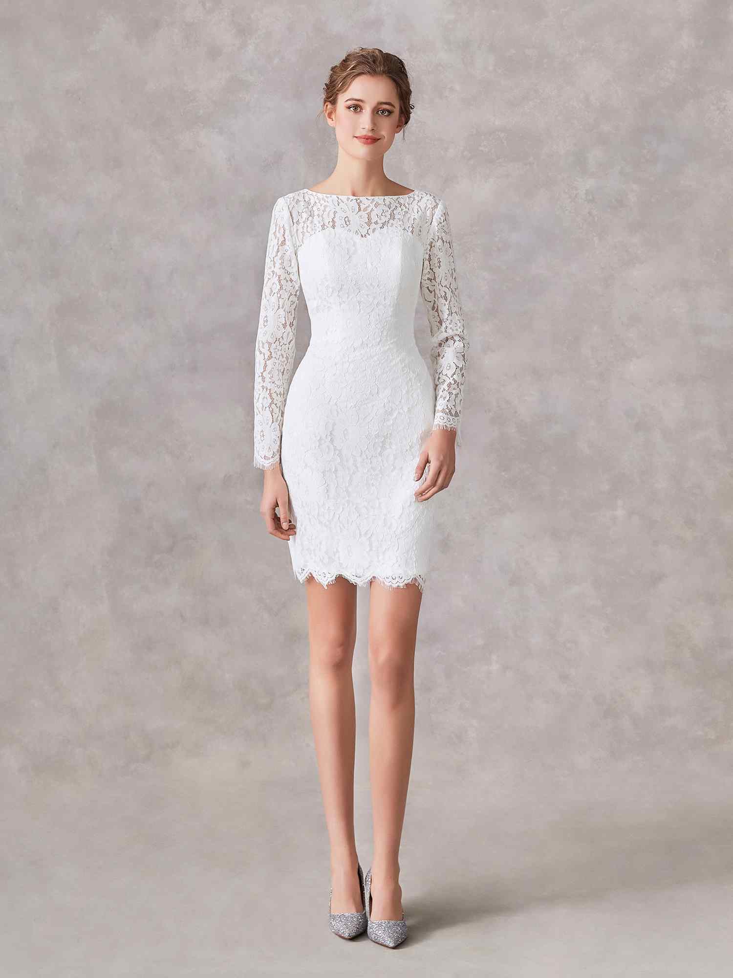 Robe dentelle manche courte outlet