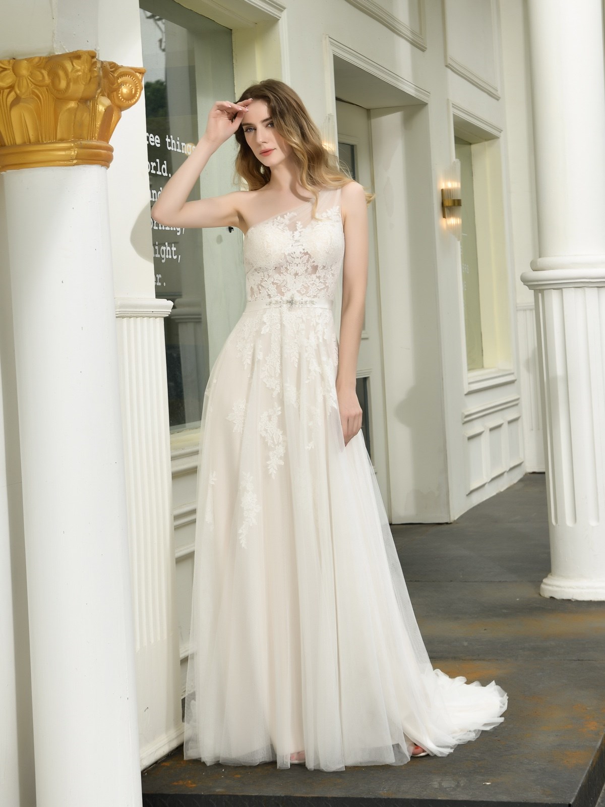 Robe de sales mariée romantique champêtre