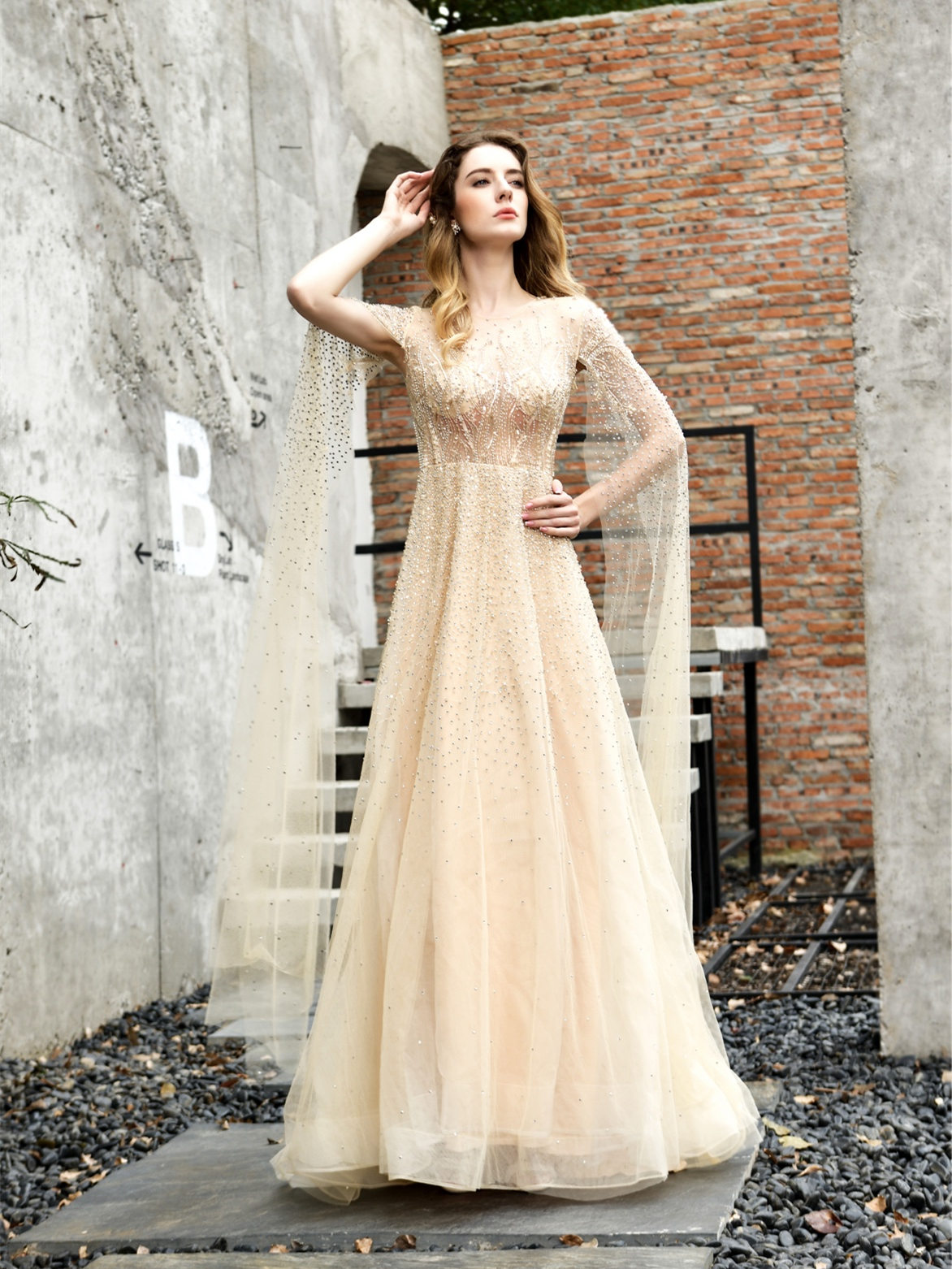Cape robe sale de mariée